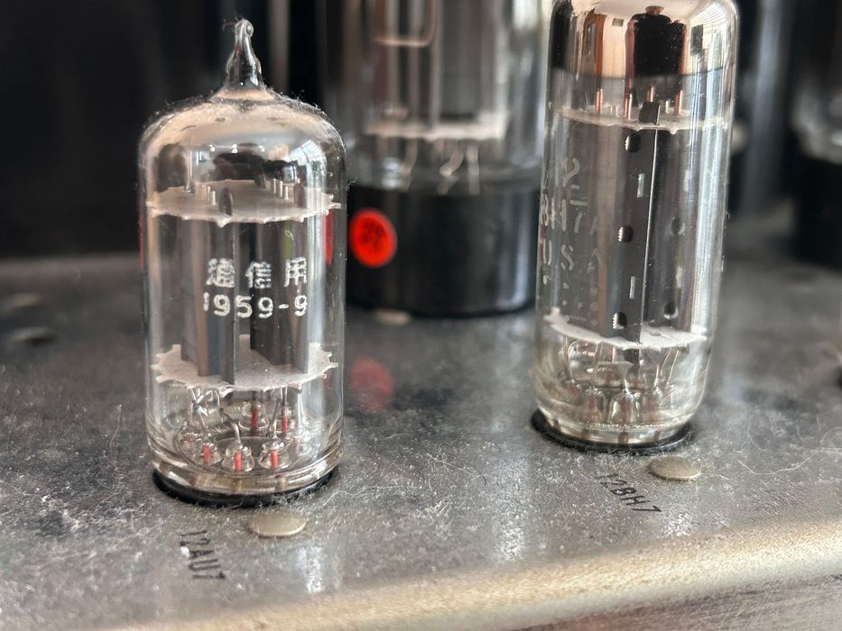 McIntosh MC240 amplificator putere lampi GE, Telefunken, NEC (1969)