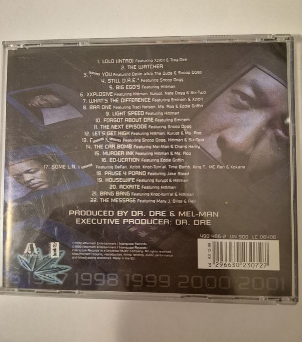 Оригинален компакт диск CD - Dr Dre - 2001