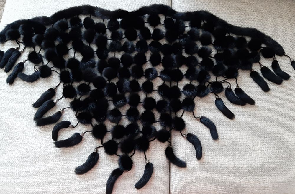 Норковая косынка (шаль)