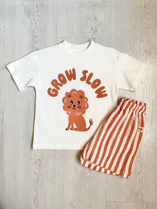 Комплект двойка для девочек, футболка оверсайз и шорты, евро стандарт