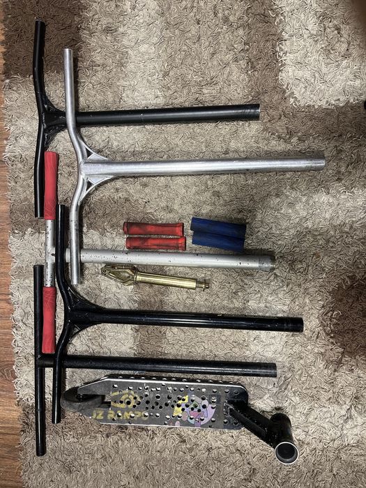 Трюковой самокат руль дека