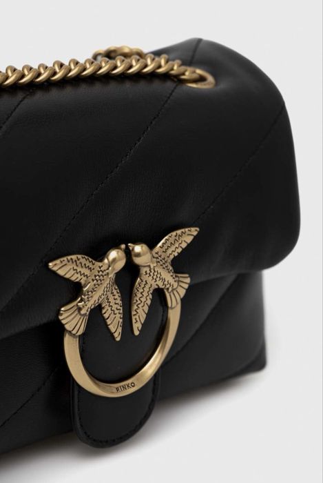 Чанта Pinko естествена  кожа