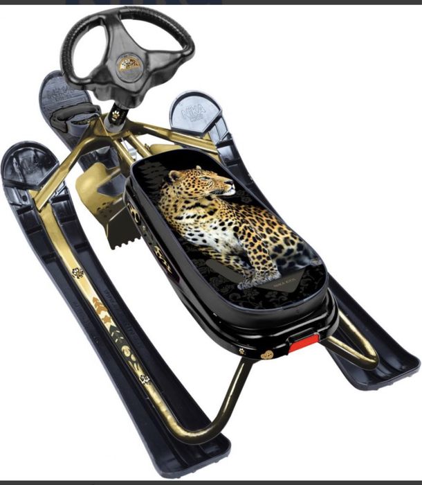 Снегокат Ника Кросс с рисунком Леопарда