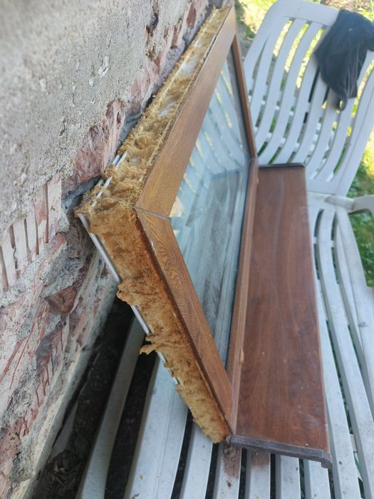 Geam termopan stejar 97x57 cm