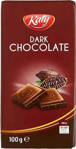 Шоколади Katy 100 гр. - различни видове (Цена 0,85лв за един брой)