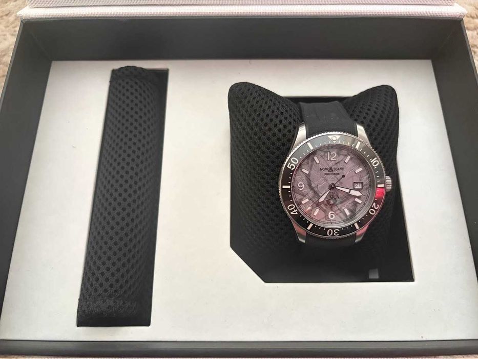 Montblanc 1858 iced sea automatic date