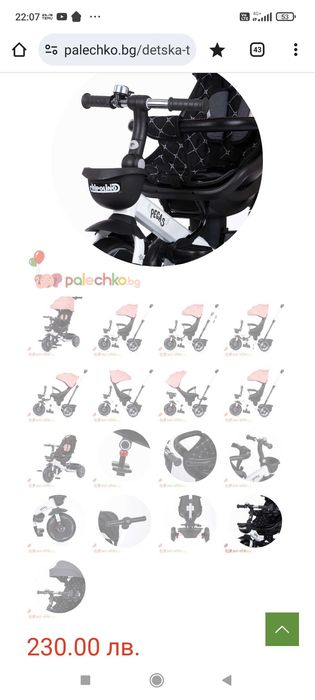 Триколка Чиполино Пегас