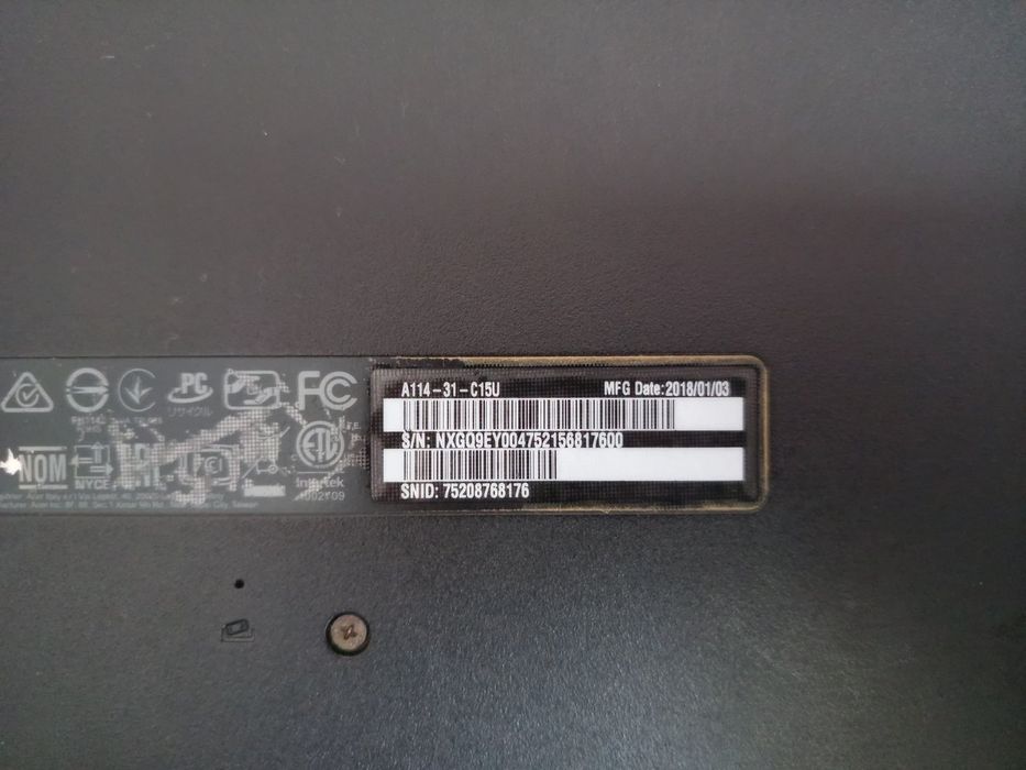 Лаптоп ACER Aspire A114-31-C15U