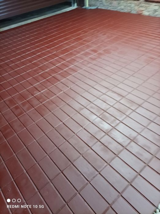 Очистка брусчатки