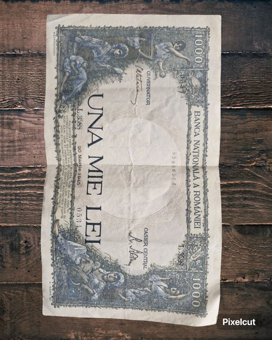 Bancnota UNA MIE LEI
