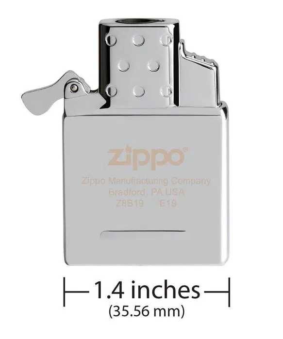 Bricheta Zippo cu gaz argintie noua