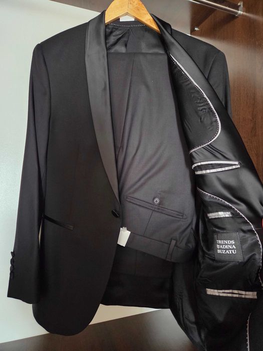 Costum mire Adina Buzatu + accesorii (butoni, papion, bretele)