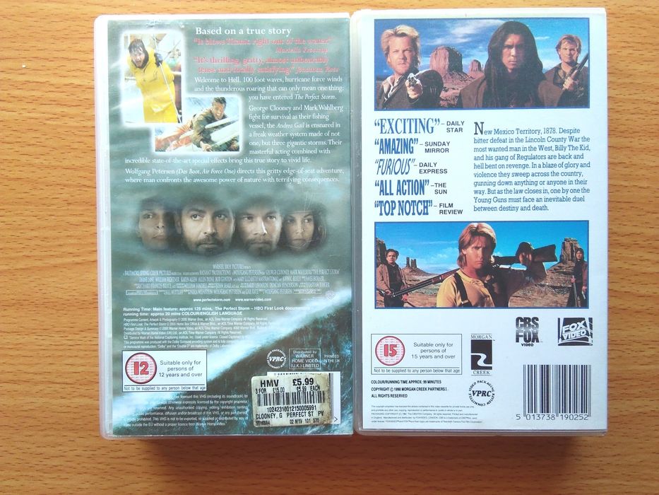 Видео касети VPRC на английски , оригинал