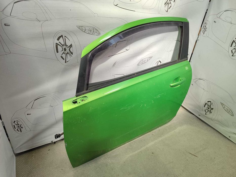 Ușă Față Stânga Opel Corsa E Hatchback Verde Cod Culoare GLE 2015 / [2014-2019] / 1343348 (2A)