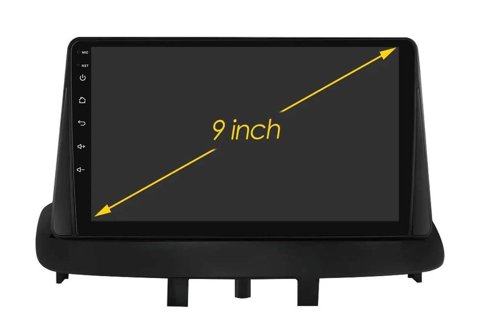 Мултимедия 9" Android 14 за Renault Megane 3 навигация CARPLAY DSP RDS