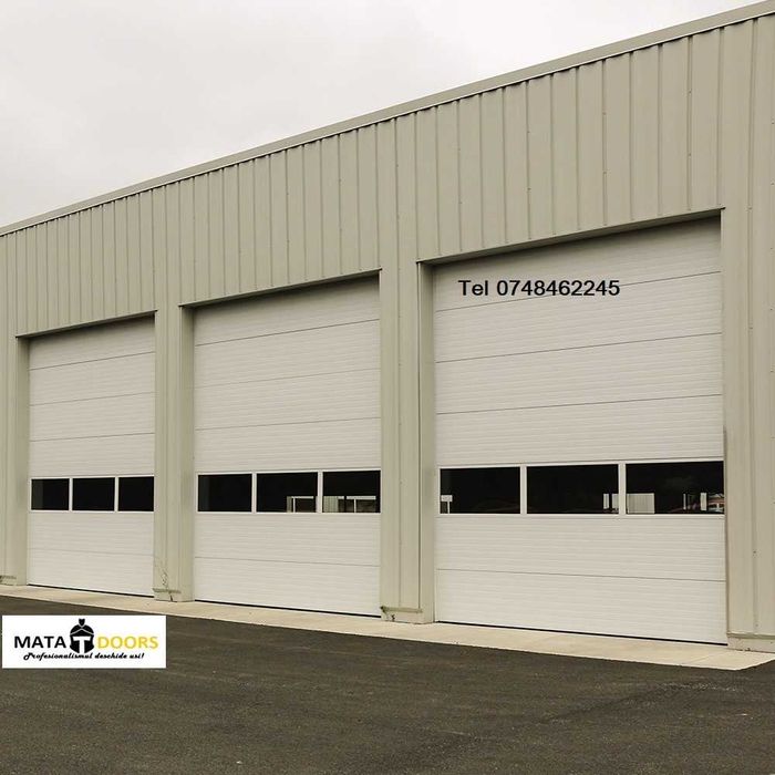 Usa L5xH2.2 gri.Usi sectionale/garaj/rezidentiale/hale/industriale