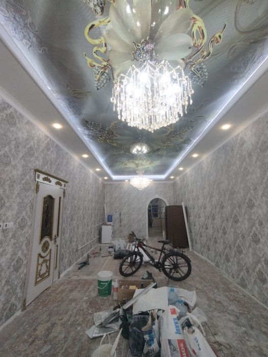 Molyarka oboy decorativ shkaturka lipka potolok ishlarini qilamiz