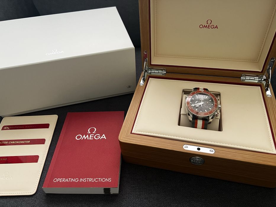 !!!НОВ!!! Omega Planet Ocean Chronograph Titanium dial {TI}  45.5mm