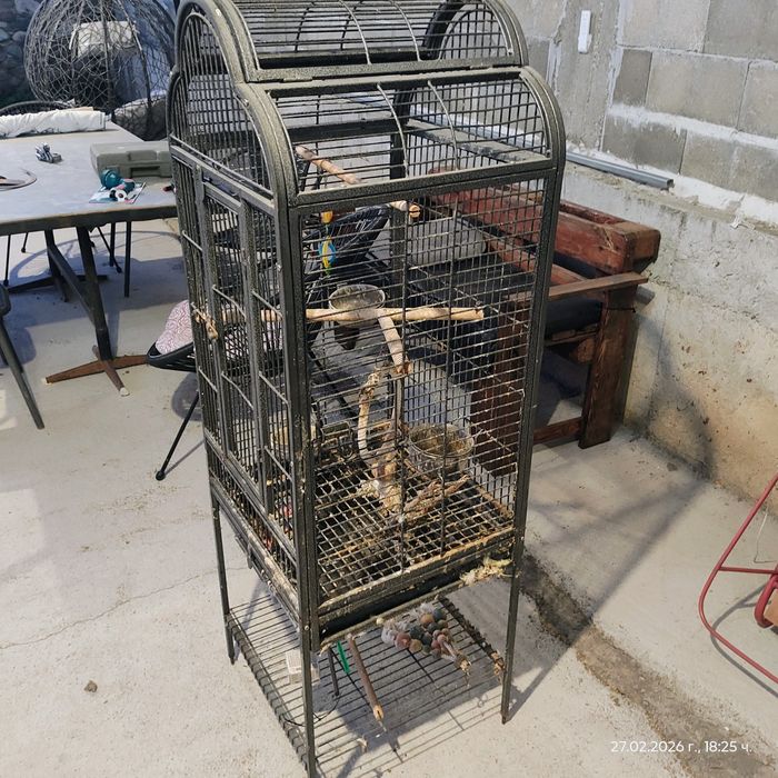 Клетка за големи папагали