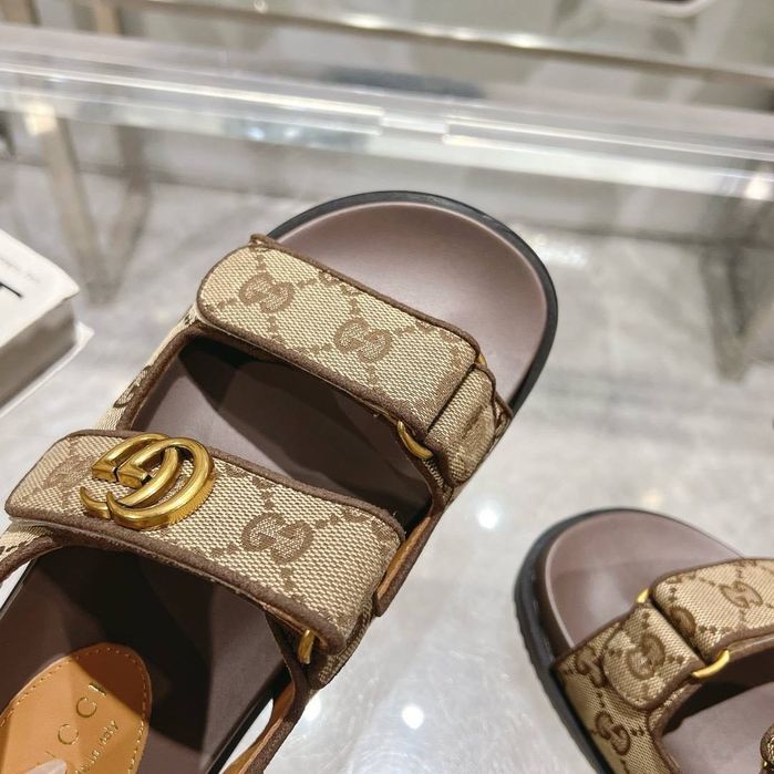 Луксозни дамски сандали - Gucci 38 и 39 номер