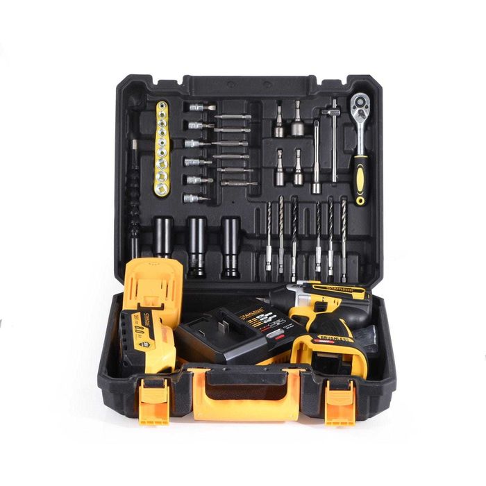 Гайковерт Винтоверт 36V STAHLMAYER 40 части инструменти 2 Бат 850нм