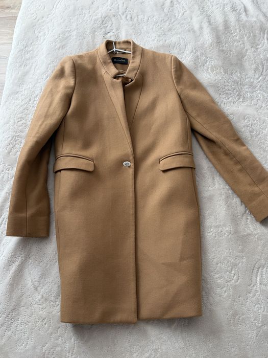 Шерстяное пальто Massimo Dutti