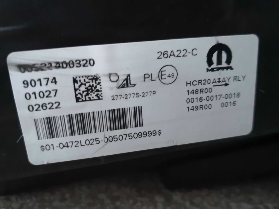 Фар Fiat 500 FULL LED ляв/Фар Фиат 500 LED Оригинален