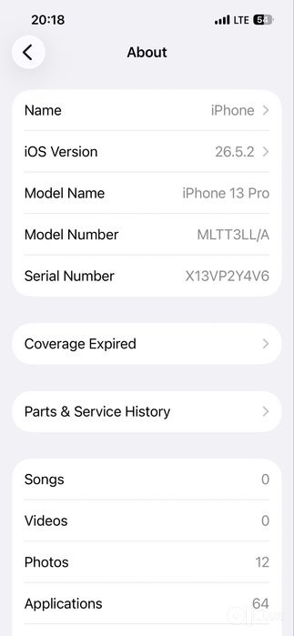 Iphone 13 pro 128 gb LLA