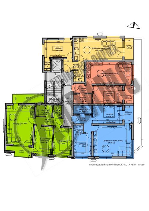 Продава се Двустаен апартамент в Пловдив, Въстанически - 90 кв.м за 1453 €/кв.м - Снимка #2