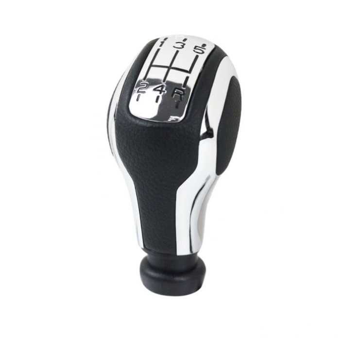 Топка за скоростен лост Peugeot 207/307/308/408 - 5 скорости - Хром гр ...