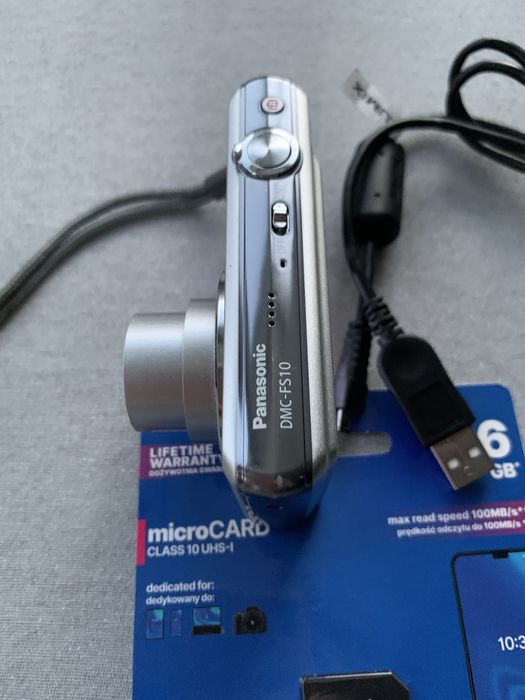 Camera Foto Digitala PANASONIC DMC-FS10 Silver, Digital Point & Shoot