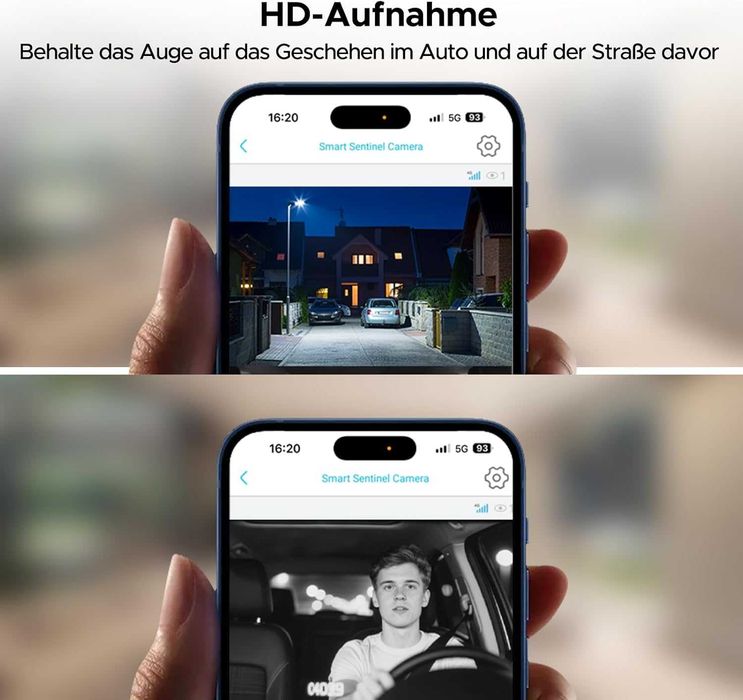 видеорегистратор за предно и вътрешно, 1080P  с 4G LTE дистанционно