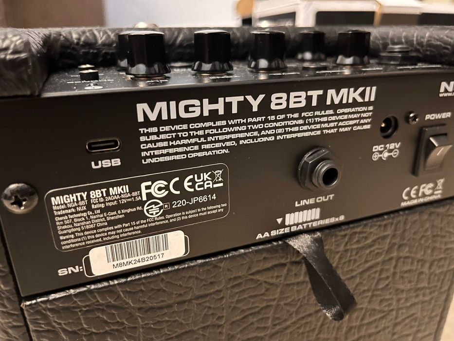 Amplif NUX Mighty 8 BT MKII cu bluetooth & aplicatie mobil