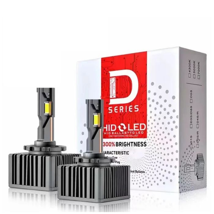 Set 2 Becuri LED D1S D2S D3S D4S D5S D8S 12V 35W 40000 LM 6000K