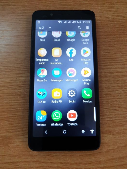 Alcatel 1c 2019 5003D Android 8 dualsim necodat 1Gb RAM sticla fisura