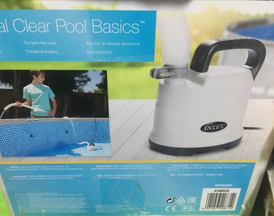 Дренажный насос Intex предназначен для слива воды