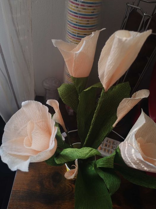 Цветя от креп хартия за всеки повод!