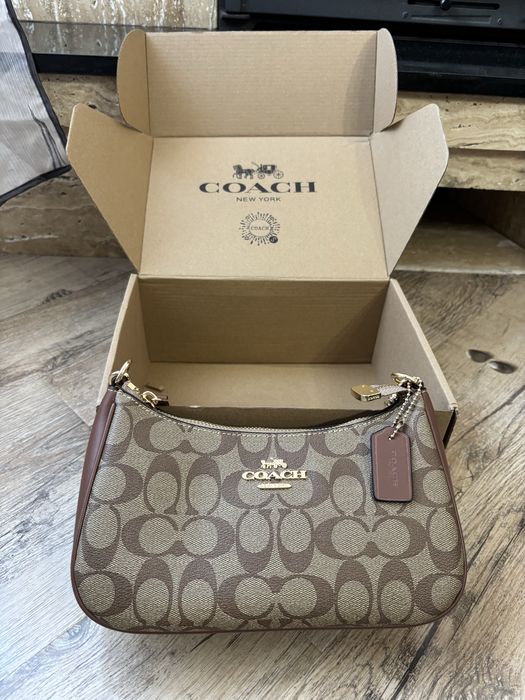 Geantă Coach originală – purtată la 2 ședințe foto, ca nouă