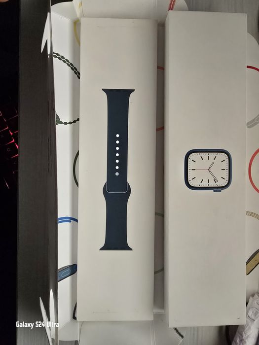 Apple Watch Series 7 Blue Sport Band 41mm