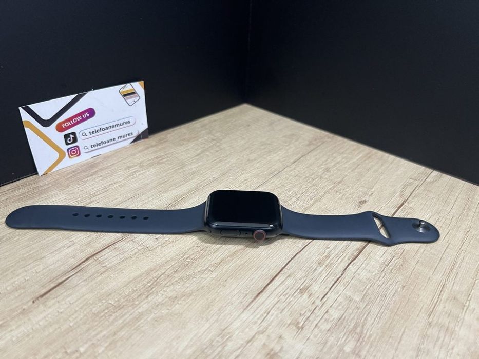 Apple Watch SE 2 44mm Cellular + Gps Midnight Black Sport Band Second-