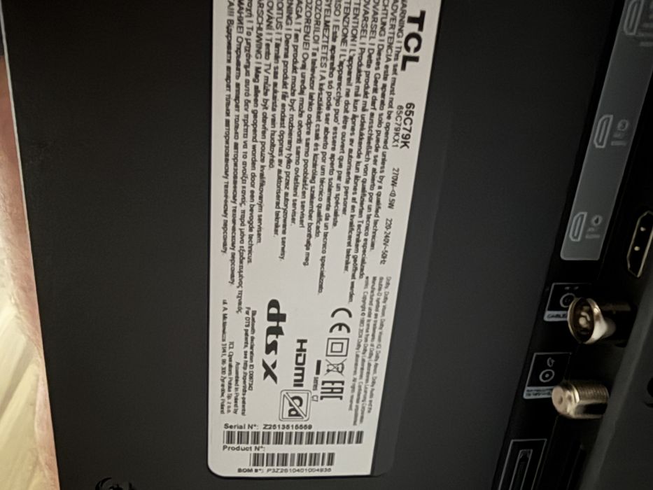 Televizor TCL 65” 65C79K