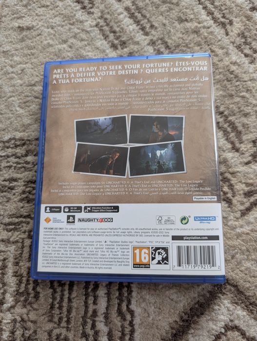 Продам игру Uncharted для пс 5