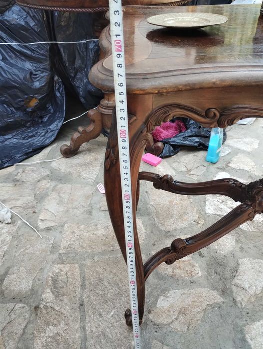 маса с 3 стола -ранен барок