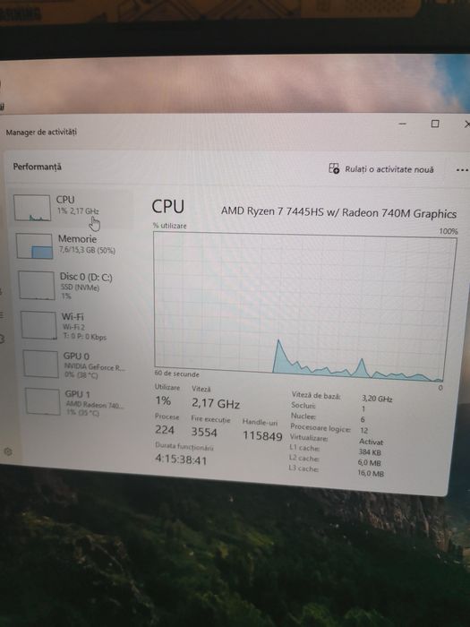 De vânzare -- Laprop Gaming Asus TUF A17 (ca nou)