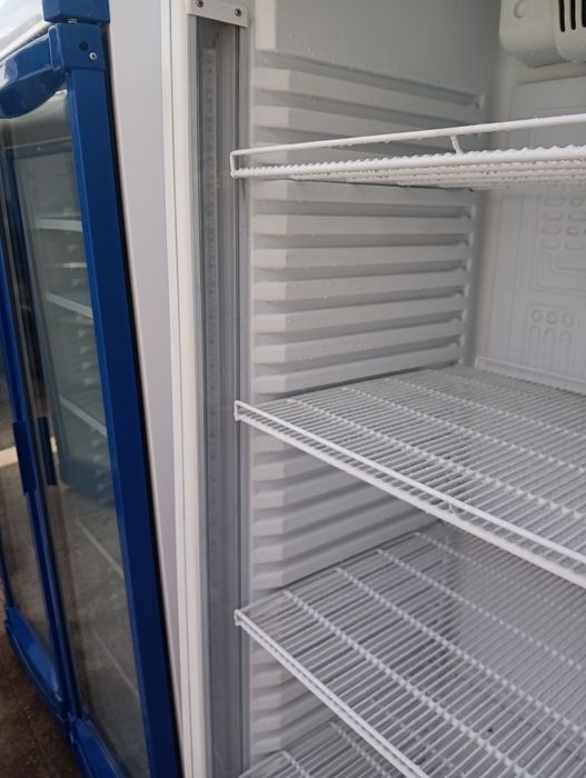 XXL огромна вертикална плюсова хладилна витрина 70 см широка  с 12 месеца гаранция!