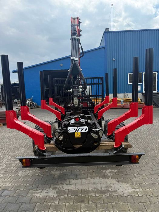 Remorca forestiera de 6 tone