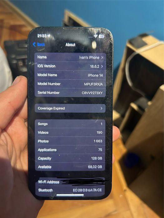 Iphone 14 128gb цял на части