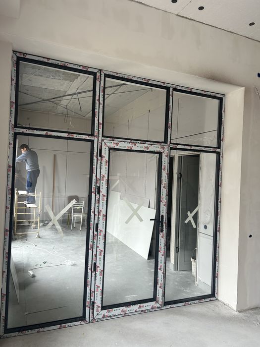 Пластик витраж перегародка жасаймыз