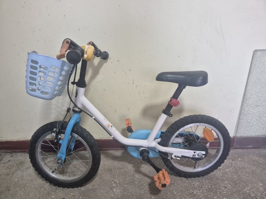 Bicicleta copii B'Twin 14-inch Arctic
