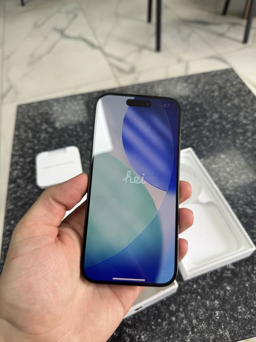 iPhone 15 Pro Black Titanium, 256GB, Отлично състояние